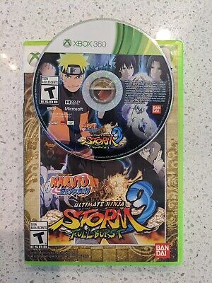 Naruto Ultimate Ninja Storm 3 Full Burst Microsoft Xbox 360 Tested