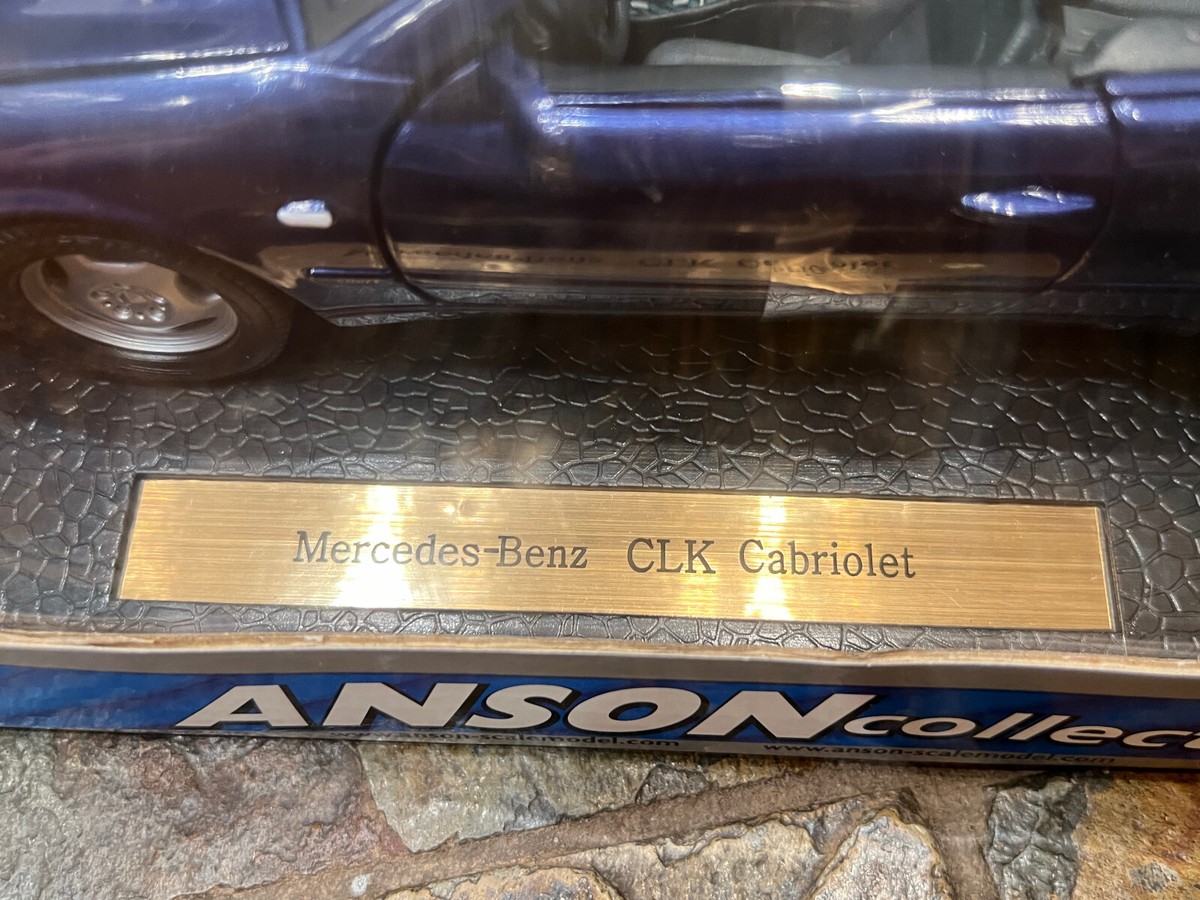 Anson Collectibles Mercedes-Benz CLK Cabriolet Car #60305 / Scale