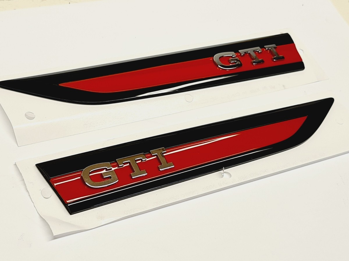 VW GOLF MK8 GTI 2020-2025 NEW GENUINE FRONT WING EMBLEM
