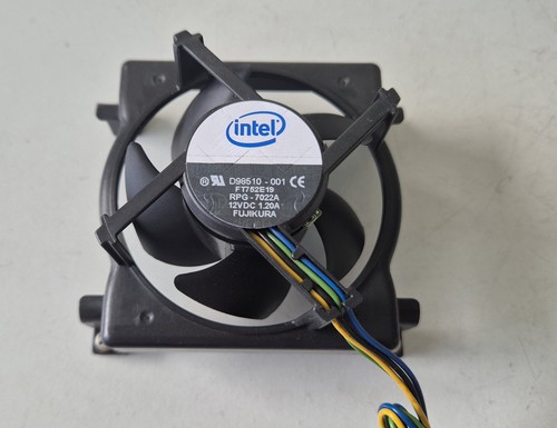 Intel 4-PIN CPU Kühler NUR LÜFTER - OHNE KÜHLKÖRPER ( D98510-001 ) GEBRAUCHT