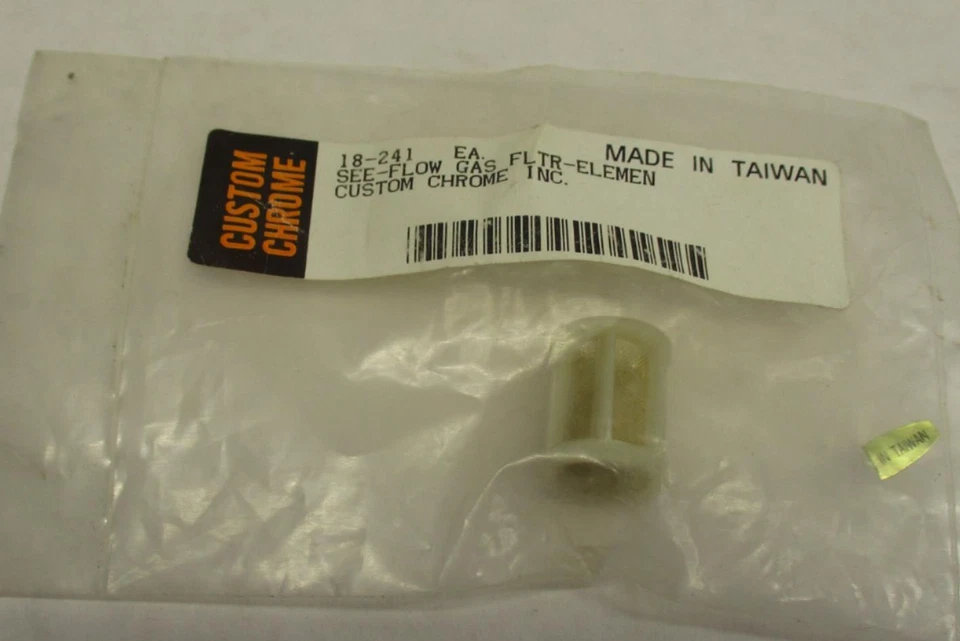 Custom Chrome Harley Davidson See-Flow Fuel Filter Element 18-241 - Image 2 of 3