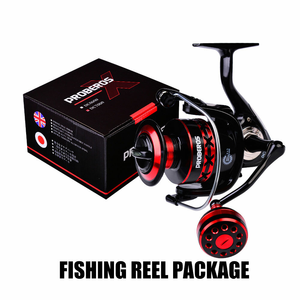 Spinning Fishing Reel High Speed Metal Spool Saltwater Freshwater Left/Right