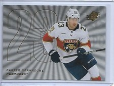 2024-25 UD SPX BASE SILVER PARALLEL CARTER VERHAEGHE HOCKEY CARD