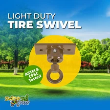 SWING SET STUFF LIGHT DUTY TIRE SWIVEL playground hanger wood accessories 0118