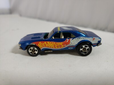 Vintage ~ 1982 Hot Wheels ~ 1967 Camaro ~ Blue Race Car ~ Sweet