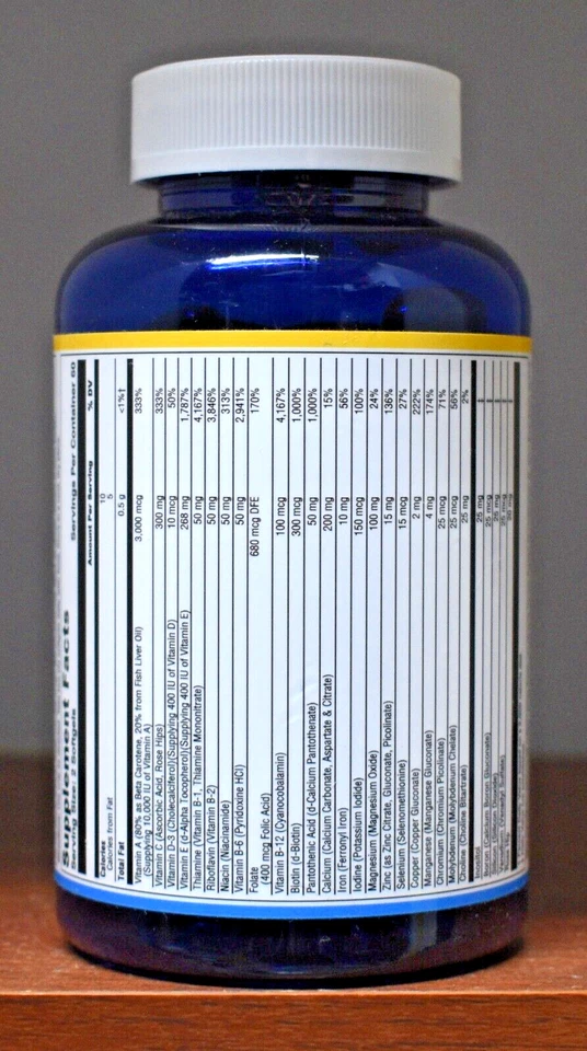 Nature's Life Daily Multivitamin 120 Softgels 2 Per Day Immunity & Energy - Image 3 of 4