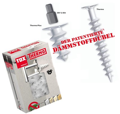 TOX Thermo Dämmstoffdübel für WDVS A-ISOL Thermo Plus ISOL Dübel Spiraldübel