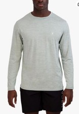 Spyder Men's Rash guard UPF 50 quick dry wicking breathable Swim Shirt green M