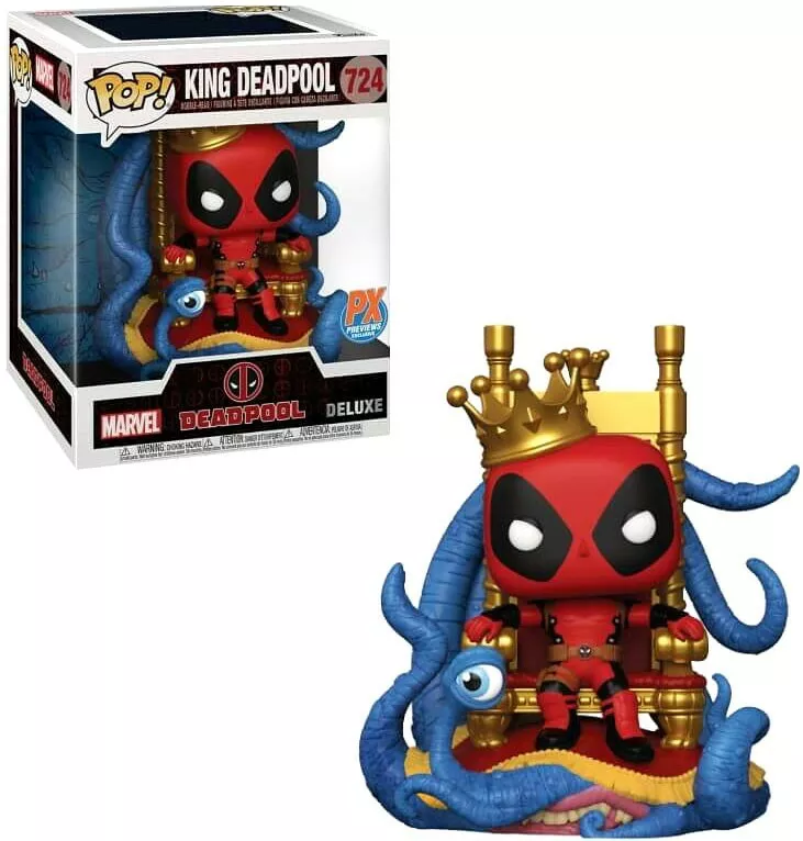 Funko POP! Marvel King Deadpool 6-Inch Deluxe Vinyl Figure [Super-Sized]