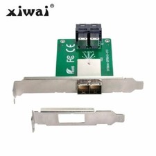 Xiwai Dual Ports Mini SAS HD SFF-8644 to Internal SAS HD SFF-8643 Female Adapter