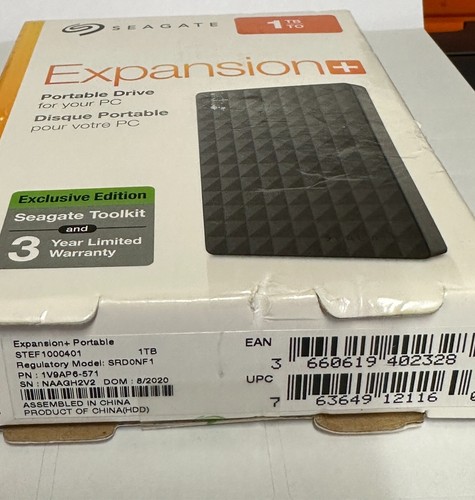 Seagate 1TB HDD Expansion Plus USB3.0 Externe Festplatte Posrtable STEF1000401 - Bild 2 von 10
