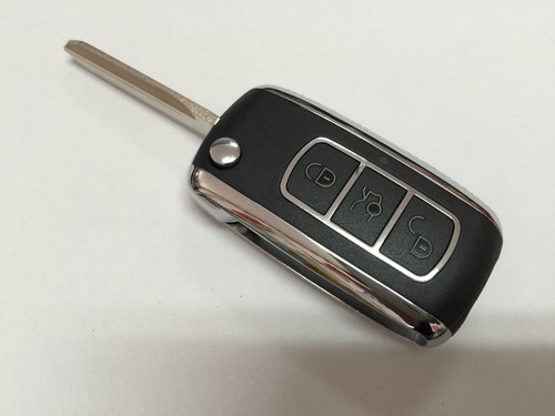 CHROME FLIP KEY REMOTE FOR DODGE CLICKER FOB NEVER BEEN USED CHIP GQ43VT17T 64 - Picture 3 of 3