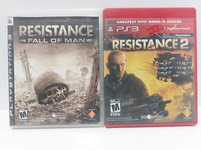 Resistance Fall Of Man and Resistance 2 (Sony PlayStation 3