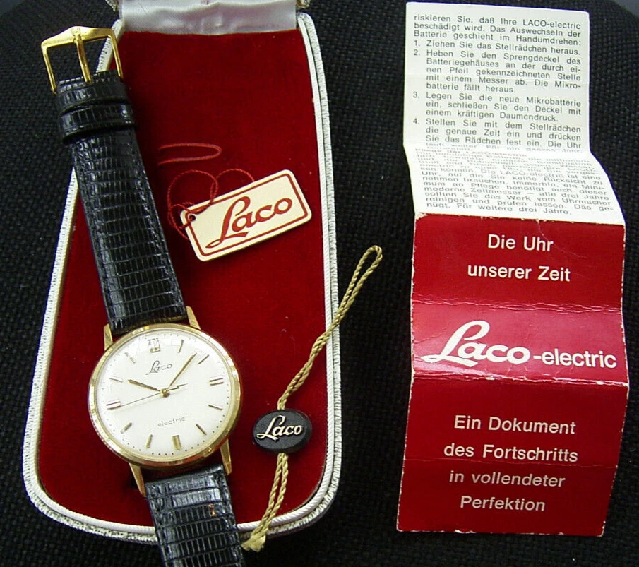 Laco cheap electric watch
