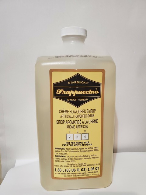 starbucks creme flavored syrup