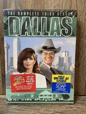 Dallas The Complete Third Season DVD 5 Disc Set NEW SEALED Season 3 Who Shot JR