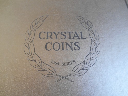 Imperial Glass Corporation Handcrafted Crystal Coins 1964 Series 9" Plate + Box. - Picture 5 of 15