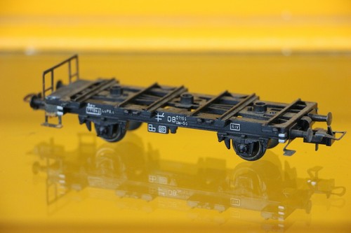 Trix 3666  Flachwagen DB (Rost am Treppe, siehe Bild) | Condition: Neu