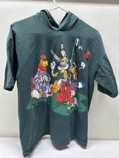 1994 Vintage Looney Tunes Hoodie T-shirt featuring Bugs  Friends - Adult Size L
