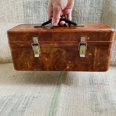 bakelite tackle box Large Soviet Bakelite box. Russian Shells/cartridges storage container.  Ammo box