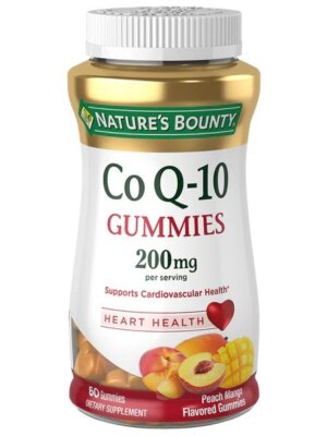Nature's Bounty Co Q-10 200mg Dietary Supplement with Peach/Mango Flavor