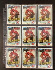 Topps NHL Pat Riggin Calgary Flames Lot Of 9 Cards #30 Goalie