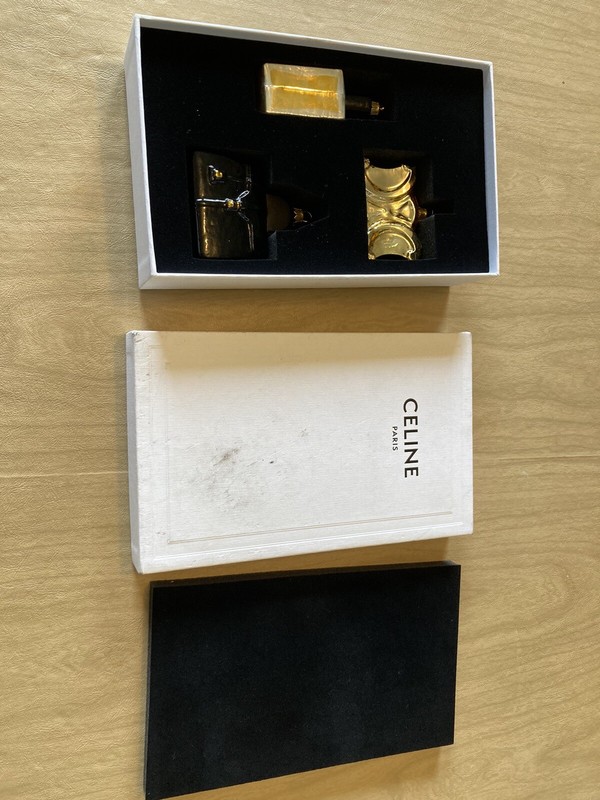 Authentic Celine Paris Multicolor Ornament Set Original Box (white) 