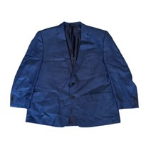 Lauren Ralph Lauren LRL Blazer Mens Size 50R Blue 2 Button Suit Jacket Polyester