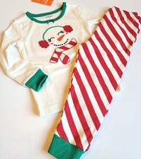 Gymboree Girl 2T Gymmies Snowman Holiday Snowgirl Pajamas NWT PJs White