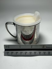 Oneida Silverplate baby cup with lid- vintage baby cup