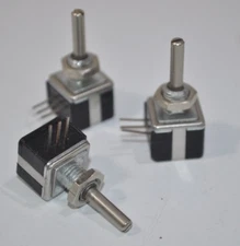 Lot of 3 Spectrol Vishay 148 Series Square Panel Mount 10K Potentiometers 1 Turn