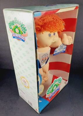 NEW 1996 Cabbage Patch Swimming Olympikids Special Edition Red
