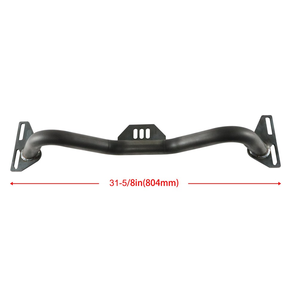 Adjustable Transmission Crossmember For 63-87 Chevy/GMC 2WD C10 C20 – Steel, Black, Hardware Included