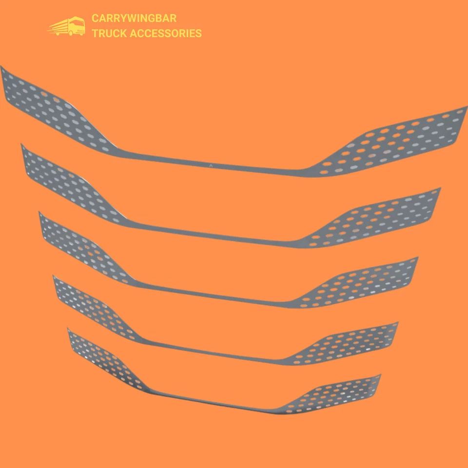 Parrilla delantera de camión para Iveco S-Way cromo acero inoxidable Foto 4 de 4