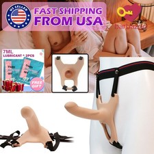 Ultra Realistic Penis-Pants Cock Sleeve Hollow Strap On Silicone Dildo Sex-Toys