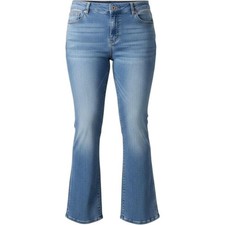 Signature by Levi Strauss Women Blue Pull On Straight Leg Jeans 20S W35 L28