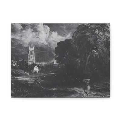 David Lucas - Stoke-by-Neyland - 1830 - Canvas Wall Art