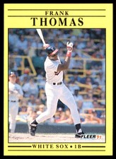 Frank Thomas 1991 Fleer #138 White Sox MLB READ FREE SHIPPING AutographDen