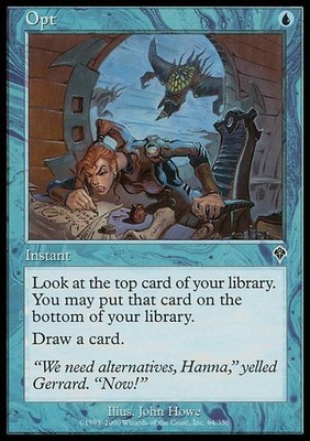 1x Opt Heavy Play MTG Magic - Kid Icarus -