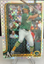 Topps 2025 Chrome Nick Kurtz  X-FRACTOR  RC  #USC178 Athletics