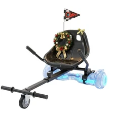 Go Kart Seat Attachment for -Balancing Scooter – Adjustable Frame Fits 6.5", ...