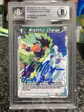 DBS Wrathful Charge BT6-078 BAS signiert Vic Mignogna & Linda Young