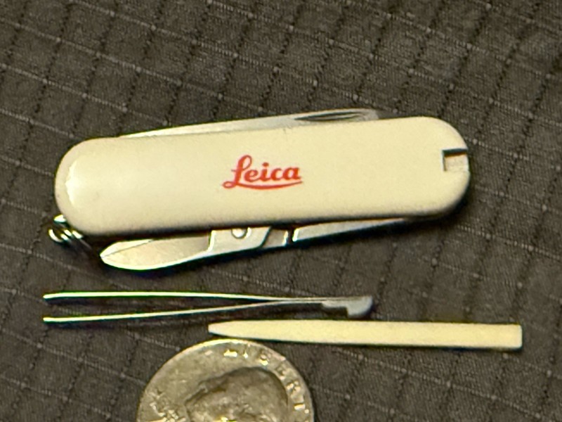 Unused Leica Victorinox Classic SD Swiss Army Pocket Knife