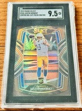2020 Select #244 Justin Herbert Rookie Card Copper /355 SGC 9.5. rookie card picture
