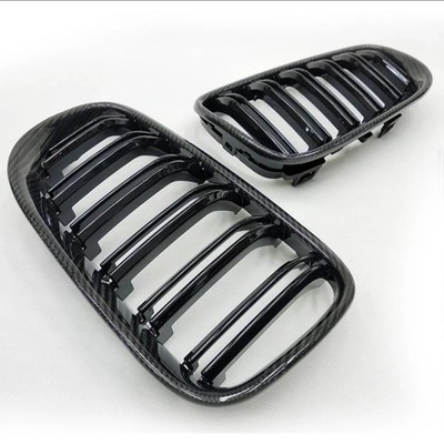 Real Carbon Fiber Front Bumper Grille for BMW M3 335i 328i E92 E93 Pre-LCI 07-10