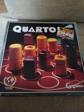 Quarto! Classic 1991 Board Game Gigamic Wooden Strategy Game, Complete Set