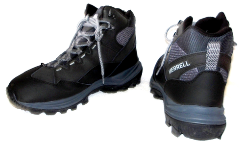 Neu Merrell Herren Thermo Chill Mid WP schwarz Leder Stiefel 10 W - Bild 2 von 4