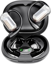 Open Ear Bluetooth Sport Headphones   50H Playtime, Secure Fit, Waterproof for
