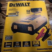 DEWALT 3-Way 1000-Watt Power Inverter XR 5 AH Lithium-Ion Battery (Not Included)