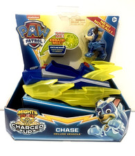 PAW PATROL MIGHTY PUPS CHARGED UP CHASE DELUXE VEHICLE LIGHTS SOUNDS SPIN MASTER